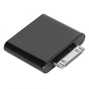 Adaptateur Bluetooth 30 Broches pour IPod, émetteur D'adaptateur de Dongle de Son Bluetooth sans Fil pour IPod Touch 3ème, 4ème, pour IPod Nano, pour IPod Vidéo, pour IPod Mini (Noir) (Poover-eu, neuf)
