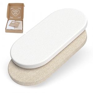mimaDu Drap Housse 40x80 Berceau Drap Housse nacelle bébé Confort Support couffin Convient pour Drap Housse nacelle Lot de 2 Drap Housse Bebe 78x36 80x40cm | 100% Coton Bio GOTS (BioBrown) (LT_Commerce, neuf)