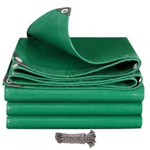 Bâche Premium, Bâche de Protection Etanche 1.8 x 4.5 m 500G/M² PVC Protection de Vent Pluie Soleilavec Œillets Bache Exterieur Impermeable pour Serre Jardin Pergola Piscine, Vert (LvLiangShiLiShiQuGaiFangDianZiShangWuYouXianGongSi, neuf)
