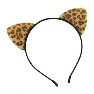 Bandana Chat Adulte,Accessoire D&eacute;guisement L&eacute;opard &Eacute;lastique,Oreilles de Chat Femmes | Pour F&ecirc;tes Carnaval Cosplay Anniversaire R&eacute;unions Familiales C&eacute;l&eacute;brations Saisonni&egrave;res (guangzhousiyuan, neuf)