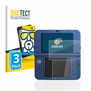 brotect Protection Écran Verre pour Nintendo New 3DS XL (3 Pièces) Film Protecteur Vitre 9H [Anti-Rayures, Transparent] (protectionfilms24 France, neuf)