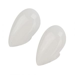 1 paires de dents de vampire, Halloween Cosplay Fangs Fausses dents, pour les accessoires de cosplay accessoires de f&ecirc;te d'Halloween Masquerade Dentures Makeup Dress Up Faveurs 15 (15 mm) (Zippowolf, neuf)
