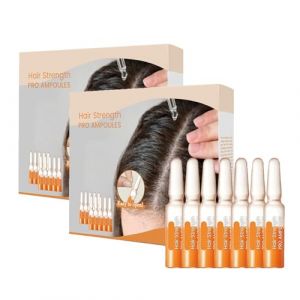 Sérum d'ampoule de cheveux pour la croissance des cheveux, renforcement du sérum pour les poils d'amincissement, Lotion de massage du cuir chevelu anti pour réparation endommagée (2pcs) (baodingdongrundianzishangwuyouxiangongsi, neuf)