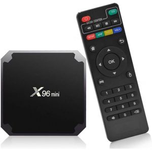 Android Box TV, X96 Mini Lecteur Multimédia de Diffusion, en continu Smart Android 10.0 avec Amlogic S905W2 Quad-Core chipset 64 Bits, 2GB/16GB,WiFi,4K HD,H.26 Support Francais 7/7J (Electro-depot, neuf)
