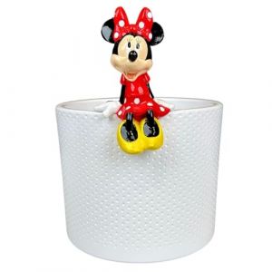 Christmas Inspirations Disney Minnie Mouse Pot Buddy 10 x 6 x 5 cm D&eacute;coration de jardin pour pots de fleurs, vases &ndash; Suspension d&eacute;corative &ndash; Installation facile &ndash; Il suffit de l'accrocher (Kremers-Schatzkiste, neuf)