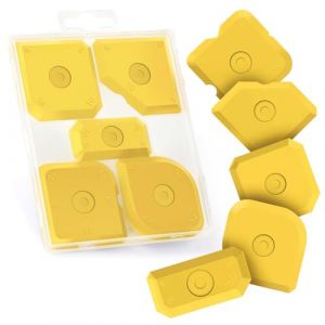 5 Pièces Lissoirs à Joints，Lisseur Joint Silicone，Ensemble d'outils de Calfeutrage，Kit de Outil de Calfeutrage Silicone ，Spatule Joint Silicone，Pour Embellir les Joints de Carrelage (STORE TISTIRNT, neuf)