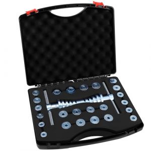 Vehoukli Kit De Presse À Roulement De Vélo,Ensembles D'Outils De Roulement De Vélo,avec Boîte De Rangement,en Alliage D'Aluminium,Outil D'Installation De Moyeu De Roulement (SAMREFE LTD, neuf)