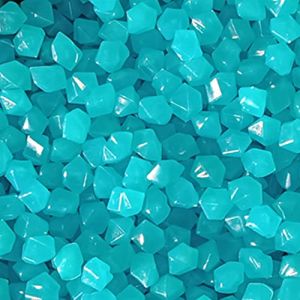 MOCNT 500 Pi&egrave;ces Pierre Lumineuse Galet Lumineux Cailloux Brillants dans Le Noir pav&eacute;s pour Maison Jardin Passerelle Aquarium Patio Pelouse D&eacute;coratives Bleu Clair 14x11mm (svipio, neuf)