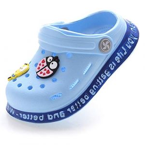 ZYLDK Sabots et Mules Enfants Sabots Pantoufles Chaussures Mixte Enfant B&eacute;b&eacute; Fille Gar&ccedil;on Antid&eacute;rapant Et&eacute; Piscine de Jardin Clogs de Plage &agrave; Enfiler (SHFJKA, neuf)