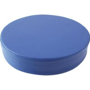 BLLMTEAR Coussin De Chaise Ronde Imperméable/Galette De Chaise en Cuir PU,35/40/45/50cm Coussin De Siège De Voiture, for Intérieur Et Extérieur, Jardin, Cuisine, Bureau(Royal Blue,17.7x2in/45x5cm) (Achievements shop, neuf)