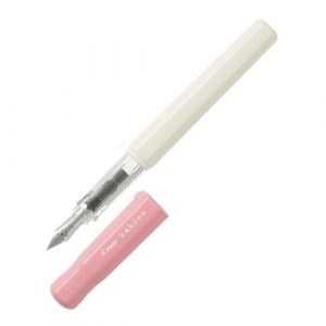Pilot Kakuno FKA-1SR-SPF Stylo plume &agrave; pointe fine Corps blanc Capuchon rose doux (T&B (EU-Japan), neuf)