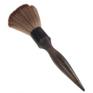 SHERCHPRY Brosse de Cou Barbier en Bois Plumeau de Cheveux Brosse à Poils Doux Outil de Coiffure Accessoire pour Salon (Dnna Huang, neuf)