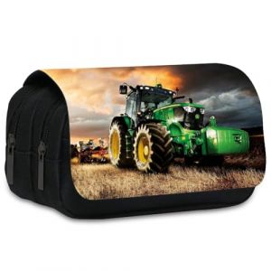 HOXSNII Tracteur Trousses à Crayons, Trousse Scolaire Tracteur, Sac à Crayons de Grande Capacité Multifonctionnel Étui à Crayons pourFilles Garçons Étudiants Fournitures de Bureau-A (luqiangfushi, neuf)