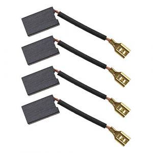 4pcs Balais de Charbon Compatibles pour MACALLISTER COD251LSM MMS255SL Scie &agrave; Onglet Perceuse &agrave; Percussion Hilti Te 22, 22x12.4x6.2mm (Flashice, neuf)