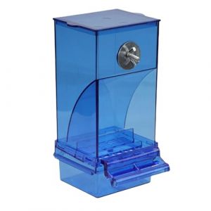 Mangeoire Automatique pour Oiseaux, mangeoire à Oiseaux sans gâchis, Accessoires pour Cage à Oiseaux, récipient de Nourriture en Acrylique Transparent pour perruches, canaris, calopsittes, perroquets (Well buy, neuf)