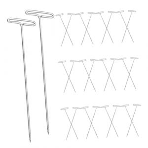 IWOWHERO 200pièces Aiguilles Pour Perruques Outils De Fixation Pour Extensions De Cheveux Aiguilles Résistantes à Boîte De Stockage (Langeriy, neuf)