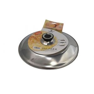 Lifestyle Couvercle pour retourner les tortillas en acier inoxydable 30 cm (Latiendadeelectricidad_, neuf)