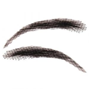 Derwrtup Faux Sourcils Pour Hommes,Faux Sourcils Cheveux Humains | 1 paire de faux sourcils en dentelle | Faux sourcils en dentelle r&eacute;utilisables, sourcils au crochet respirants pour femmes et hommes (auzbelk, neuf)
