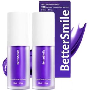 2PCS Dentifrice Blanchissant Violet,V34 Correcteur Dentifrices white Dentifrice Violet,Purple Teeth Whitening,Dent Blanchiment Purple Corrector Toothpaste,Blanchiment Des Dents (NPHGDStore, neuf)