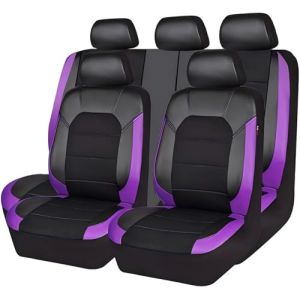 Yssayzp Housse Siege Voiture pour Citroen Berlingo/Bx/C1/C2/C3/C3 Picasso/C4 Picasso/C4, Imperméable Cuir Respirant Antidérapant Protege Siege, Facile à Nettoyer, Accessoire Voiture,Purple (shengxinchuanghui, neuf)