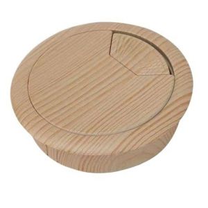 Passe-c&acirc;bles de bureau, cache-trou de c&acirc;ble de bureau, 2 pi&egrave;ces 50/60 mm for table de bureau en plastique grain de bois, cache-trou de c&acirc;ble for ordinateur de bureau, fil rond, mat&eacute;riel for &oelig;illets de (super department store, neuf)