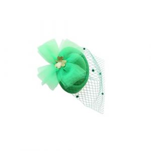 Zambuph Chapeau bibi original et tendance pour femme fille, id&eacute;al pour les f&ecirc;tes. Ce mini chapeau est facile &agrave; porter et orn&eacute; de pinces &agrave; cheveux, D&eacute;cor en maille, 29 x 16 cm (LieXuHuiYun, neuf)