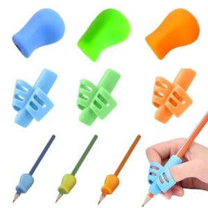 COYUN Stylo Lot de 6 Aide écriture,Guide Doigts Ecriture Enfant, Guide Doigt Ecriture - Pencil Grips for Kids Ergonomique Pour Enfants Étudiants Aide Ecriture Enfant(Multicolore) (HLWA RETAILS LTD UKSTORE, neuf)
