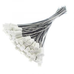 AGIPS Feux à Large Tension 20pcs / 50pcs / 100pcs G4 LED Porte-Lampe en Cristal Noir Black G4 Douille d'ampoules, 20cm 30cm 40cm 50cm 60cm 70cm 70cm 80cm Ampoules domestiques (GuangshuishiYingshanjiaxiudianzishangwuzhongxin, neuf)