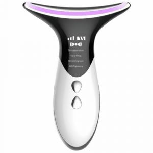 NIYANGLE 1 Pièce Masseur De Cou Anti-rides Du Cou Appareil Anti-rides Machine à Enlever Les Rides Du Cou Appareil De Soins De La Peau Appareil De Soin Du Cou Abdos Blanche (Telinei, neuf)