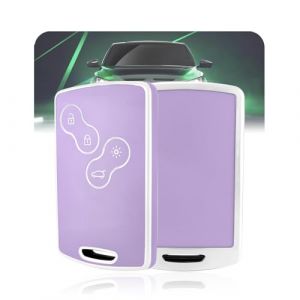 LELNOOS Coque Cl&eacute; Voiture, Silicone &Eacute;tui Cle Etui Clef Protecteur Cache Cles pour Renault Captur Clio 4 Megane 3 Scenic 3 Zoe Koleos Laguna Trafic Kadjar Fluence Espace Modus Rafale Symbioz Kangoo (LELNOOS, neuf)