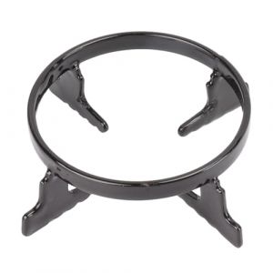 Support de Wok en Fonte Prévention de la Rouille Support de Cuisinière à Gaz Portable en Acier Inoxydable Support de Wok pour Cuisine Léger et Portable Poêle à Wok en Fonte (yafaa, neuf)