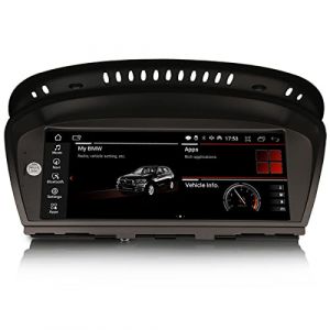 Erisin 8-Cœurs 8.8 Pouces Android 14 Autoradio pour BMW Série 3 E90 E91 E92 E93 Série 5 E60 E61 Série 6 E63 E64 CCC Bluetooth Dab+ GPS Écran Tactile iDrive CarPlay Android Auto 4Go de RAM+64Go de ROM (ErisinofficialDVD, neuf)