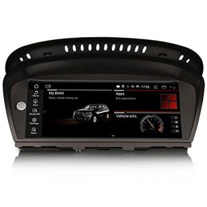 Erisin 8-Cœurs 8.8 Pouces Android 12 Autoradio pour BMW Série 3 E90 E91 E92 E93 Série 5 E60 E61 Série 6 E63 E64 CCC Bluetooth Dab+ GPS Écran Tactile iDrive CarPlay Android Auto 4Go de RAM+64Go de ROM (ErisinofficialDVD, neuf)