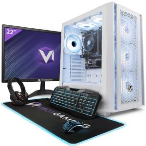 VIBOX VI-114 PC Gamer Complet • 22" Écran • AMD Ryzen 3 3200G 4,0 GHz • Radeon Vega 8 • 16 Go RAM • 1 to NVMe M.2 SSD • Windows 11 • WiFi (Vibox Gaming, neuf)