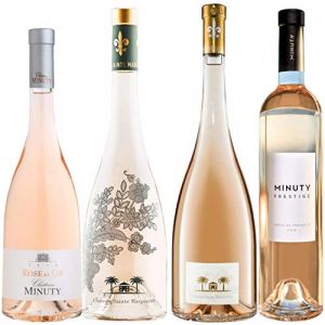Best of Provence - Lot de 4 bouteilles - Minuty : Prestige/Rose et Or - Ch&acirc;teau Sainte Marguerite : Fantastique/Symphonie - C&ocirc;tes de Provence Ros&eacute; 2020 (4 * 75cl) (Wine And More, neuf)