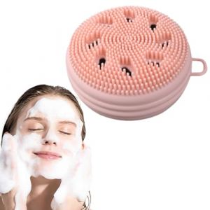 Brosse exfoliante pour le visage, nettoyant visage en silicone à poils doux - Brosse exfoliante portative pour soins de la peau du visage pour peaux sensibles, délicates et sèches pour femmes Olcana (guardertu, neuf)