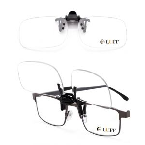 LUFF Lunettes de lecture &agrave; pince et &agrave; rabat -Lunettes loupe bloquant la lumi&egrave;re bleue,Lentilles loupe pour hommes et femmes(2.0X) (Doing Store, neuf)