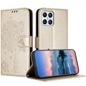 JayModCase Coque pour Honor X8 4G/Honor X30i/Honor Play 6T Pro, Coque Portefeuille Housse Cuir avec Porte Cartes et b&eacute;quille Fermeture magn&eacute;tique &Eacute;tui pour Honor X8 4G - Or (HXM STORE - EU, neuf)
