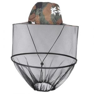 HSKRKOW 1 Pièces Chapeau Moustiquaire, Chapeau D'Apiculteur, Chapeau À Moustiquaire,Chapeau Anti-Moustiques,Avec Voile,Chapeau De Protection Pour De Jardinage En Extérieur Jungle Pêche Pliable (HSKRKOW, neuf)