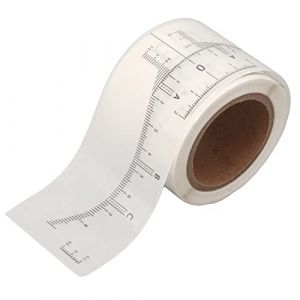 Pongnas Autocollant de Pochoir de R&egrave;gle de Sourcil Adh&eacute;sif de Microblading en Plastique Transparent pour une Conception Parfaite de Sourcil de Forme de Sourcil (Beiyizhu, neuf)