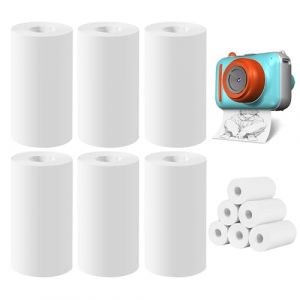 Lot de 6 Rouleaux de Papier Thermique, Papier D'imprimante Thermique pour Enfants Caméras instantanées, 57 x 30 mm Papier Thermique - Portable Mini Papier imprimante Roule (norns, neuf)