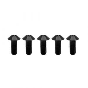 RISON-Titanium Vis en Titane pour V&eacute;lo Moto M4x0,7x10mm, Boulons &agrave; T&ecirc;te Allen Semi-ronde, Vis &agrave; T&ecirc;te Parapluie Vis Hexagonales &agrave; D&ocirc;me, Lot de 5 (SINO-SWISSTI, neuf)