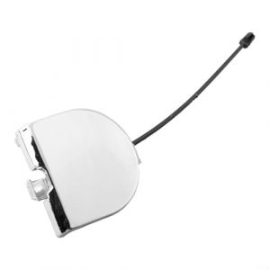 Eawfgtuw Pour Fiat 500 2007–2012 Pare-chocs arrière Crochet de remorque Chrome Décoration Pièces de rechange Numéro d'origine 735455393 (bestredworld, neuf)