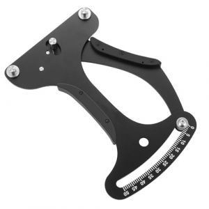 Jauge de Tension de Rayon, Tensiomètre Rayon Vélo en Aluminium, Outil Velo Rayon Tension, Clé à Rayon Velo, Tendeur de Rayon Velo pour Vélos Montagne Route Pliants, Calibrage et Réglage, 19,5x12,2cm (seareash, neuf)