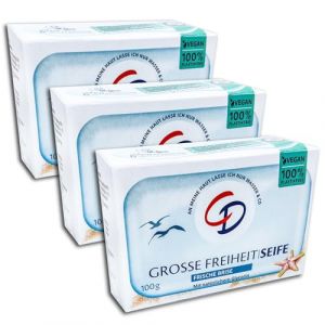 CD Lot de 3 savons doux Grande liberté 3 x 100 g (TopDeal 24, neuf)