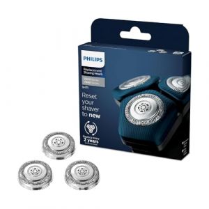 PHILIPS Lot de 3 têtes de rasoir électrique de rechange compatibles avec séries 7000 et série angulaire 5000, lames SteelPrecision SH71/51 (Pahman Shop, neuf)