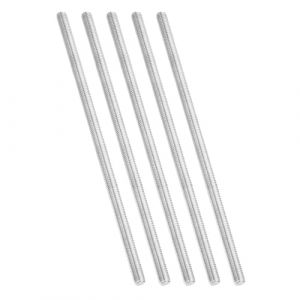 PATIKIL 3/8"-16 UNC Tige Entièrement Filetée en Acier Inoxydable 304, 5Pcs 254mm Longueur Vis Filetée Longue Filetage à Droite Tige Filetée pour Boulons d'Ancrage Colliers Boulons en U (PATIKIL UK, neuf)