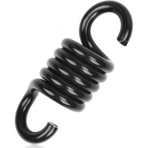 Theaque Crochet à ressort pour balancelle de hamac à suspendre, capacité de charge de 400 kg, noir (400 kg) (THEA Store, neuf)