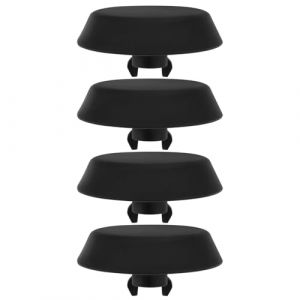 ECSiNG Lot de 4PCS Tampons de Support de Cric de Voiture en Plastique 51711960752 Compatible avec BMW E36 318 323 325 M3 Noir (ECSiNG, neuf)