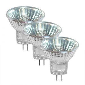 Kit de lampes halog&egrave;nes GU4 Classe d'efficacit&eacute; &eacute;nerg&eacute;tique B 20 W 206 lm 2700 K MR11 (ncc-design, neuf)